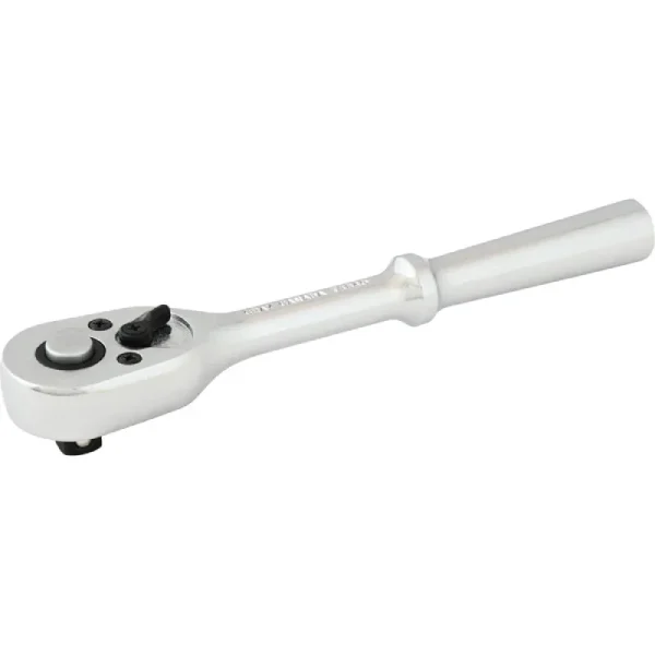 Gray Tools 3/8in. Drive 40-Tooth Mirror Chrome Quick Release Ratchet 7-1/2in. Long T8840