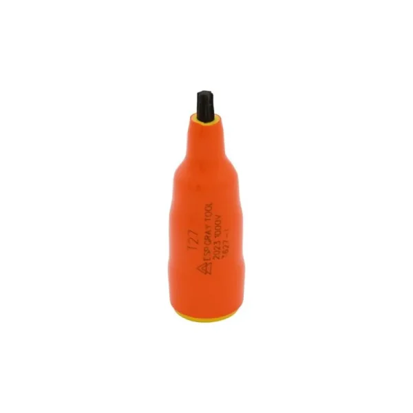Gray Tools T27 X 3/8in. Drive Standard Length Torx Head 1000V Insulated Socket T627-I