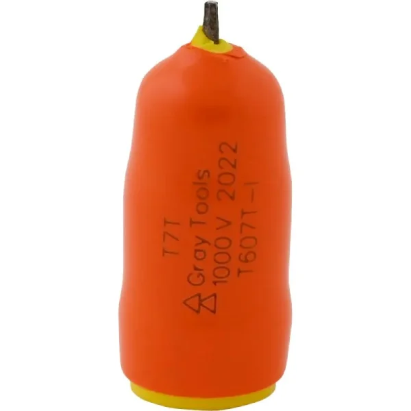 Gray Tools T7T X 3/8in. Drive Standard Length Torx Head Tamper Resistant 1000V Insulated Socket T607
