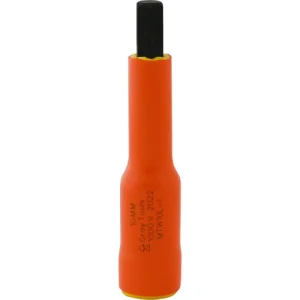 Gray Tools 10mm X 3/8in. Drive Extra Long Hex Head 1000V Insulated Socket MTW10L-I