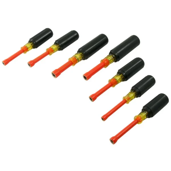 Gray Tools 7 Piece Metric Nut Driver Set 1000V Insulated CHS7MA-I