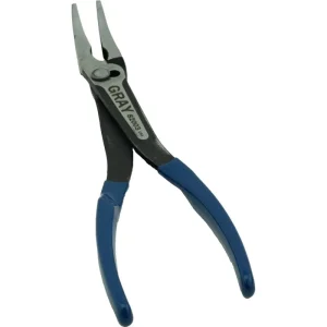Gray Tools Heavy Duty Long Reach Bent Needle Nose Plier 11-1/2in. Long 82003