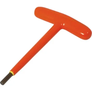 Gray Tools 7/32in. S2 T-handle Hex Key 1000V Insulated 68614-I