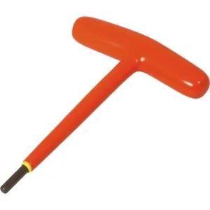 Gray Tools 3/16in. S2 T-handle Hex Key 1000V Insulated 68612-I