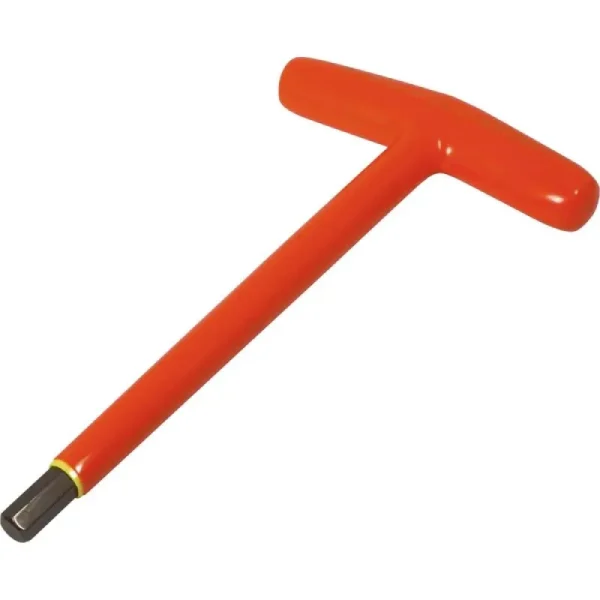Gray Tools 10mm T-handle S2 Hex Key 1000V Insulated 67610-I