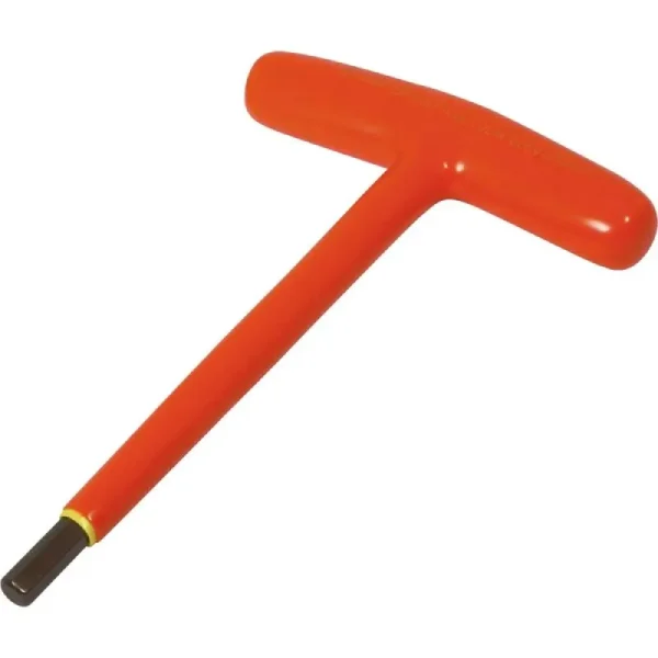 Gray Tools 8mm T-handle S2 Hex Key 1000V Insulated 67608-I