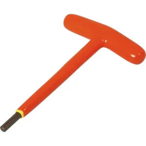 Gray Tools 6mm T-handle S2 Hex Key 1000V Insulated 67606-I
