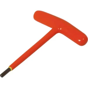 Gray Tools 5mm T-handle S2 Hex Key 1000V Insulated 67605-I