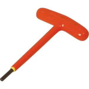 Gray Tools 4mm T-handle S2 Hex Key 1000V Insulated 67604-I