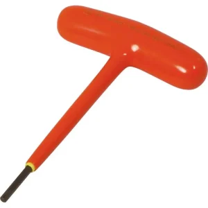 Gray Tools 3mm T-handle S2 Hex Key 1000V Insulated 67603-I