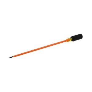 Gray Tools Electrician’s Slotted Screwdriver 12in. Blade Length .028 X 3/16in. Tip 1000V Insulated 3