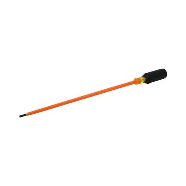 Gray Tools Electrician’s Slotted Screwdriver 12in. Blade Length .028 X 3/16in. Tip 1000V Insulated 3
