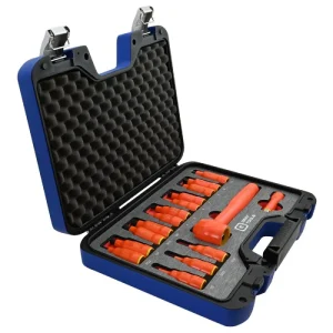 Gray Tools 16 Piece 3/8in. Drive SAE & Metric Hex Bit Insulated Socket and Attachment Set 1000V Insu