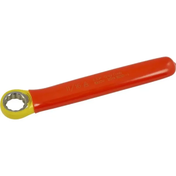 Gray Tools Combination Wrench 11/16in. 1000V Insulated 165B-I