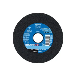 PFERD 69857 Cut-Off Wheel, 5″ x .045 x 7/8, SGP STEELOX, T1, Aluminum oxide, 25/BOX