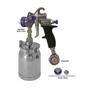 Fuji Spray MPX-30 Siphon – 1.7mm – 1Qt. Cup + Kit [Extra 1.4mm] 6350S-MP-C-17K