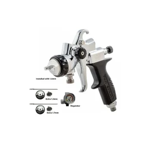 Fuji Spray LX-20 Pressure – 1.4mm – No Cup + Kit [Extra 1.2mm, 1.7mm] 6260P-LX-N-14K