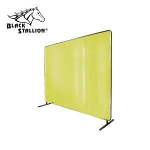 Revco 6X6VF1-YEL 14 mil. 6′ x 6′ Yellow Standard QuickFrame™ Welding Screen & Frame (1 Set)