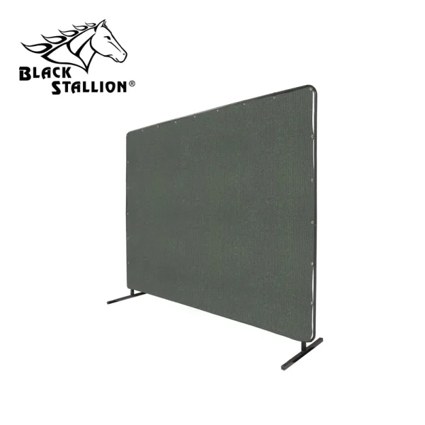 Revco 6X8CF1 12 oz. 6′ x 8′ Olive Drab Canvas Standard QuickFrame™ Welding Screen & Frame (1 Set)