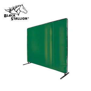 Revco 6X8VF1-GRN 14 mil. 6′ x 8′ Green Standard QuickFrame™ Welding Screen & Frame (1 Set)