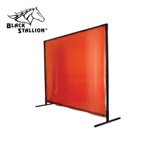 Revco 6X8VSQF1-ORA 14 mil. 6′ x 8′ Orange Heavy-Duty QuickFrame™ Welding Screen & Frame (1 Set)