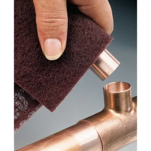 Scotch-Brite™ Hand Pad 7447, HP-HP, A/O Very Fine, Maroon, 6 in x 9 in, 20 per Box