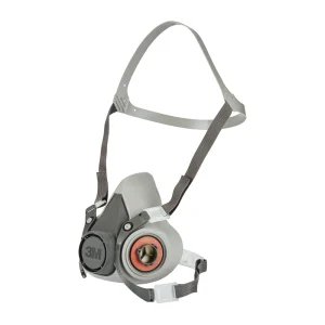 3M™ 6200 Half Facepiece Reusable Respirator 6200/07025(AAD), No Filters, Medium