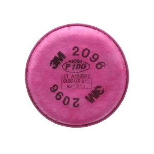 3M™ Particulate Filter 2096, P100, with Nuisance Level Acid Gas Relief 2 PER PACK