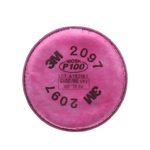 3M™ Particulate Filter 2097/07184(AAD), P100, with Nuisance Level Organic Vapor Relief 2 PER PACK