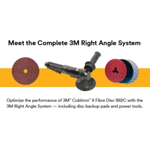 3M™ Cubitron™ II Fibre Disc 982C, 60+, 4-1/2 in x 7/8 in, Die 450E, 100 per Case