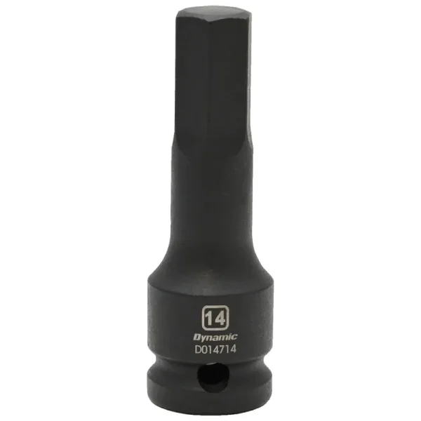 Dynamic Tools 1/2in. Drive Metric Hex Head 14mm Bit Impact Socket D014714