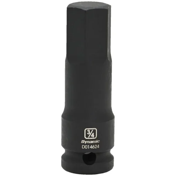 Dynamic Tools 1/2in. Drive SAE Hex Head 3/4in. Bit Impact Socket D014624