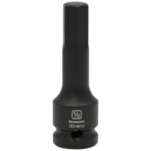 Dynamic Tools 1/2in. Drive SAE Hex Head 1/2in. Bit Impact Socket D014616