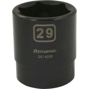 Dynamic Tools 1/2in. Drive 6 Point Metric 29mm Standard Length Impact Socket D014029