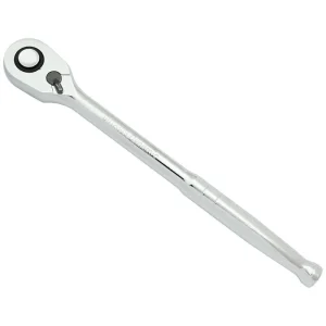 Dynamic Tools 1/2in. Drive 108-Tooth Chrome Ratchet D012309