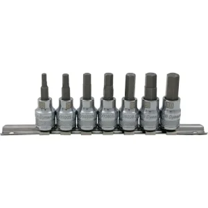 Dynamic Tools 3/8in. Drive 7 Piece Metric Standard Hex Socket Set 4mm – 10mm D010016
