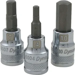 Dynamic Tools 3/8in. Drive 7 Piece Metric Standard Hex Socket Set 4mm – 10mm D010016
