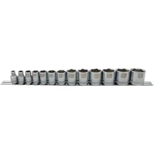 Dynamic Tools 3/8in. Drive 13 Piece 6 Point Standard SAE Socket Set 1/4in. – 1in. D010000
