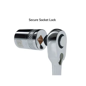 Dynamic Tools 3/8in. Drive 108-Tooth Chrome Ratchet D005309