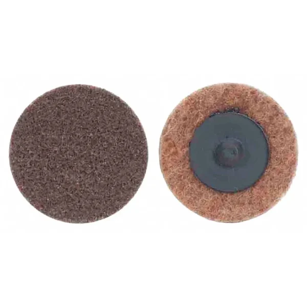Standard Abrasives™ Quick Change Aluminum Oxide 2 Ply Disc, 592506, 80, TR, Brown, 3 in, Die Q300V, 50/BOX