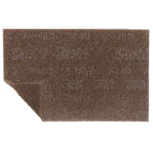 Scotch-Brite™ Heavy Duty Hand Pad 7440, HP-HP, A/O Medium, Tan, 6 in x 9 in, 20 per Box
