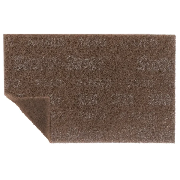 Scotch-Brite™ Heavy Duty Hand Pad 7440, HP-HP, A/O Medium, Tan, 6 in x 9 in, 20 per Box