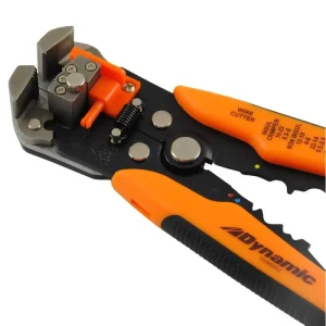 Dynamic Tools Self-adjusting Wire Stripper, 8in Long, Strips 10-24 AWG Wire D095002