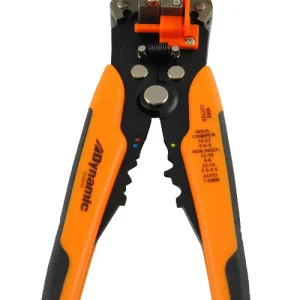 Dynamic Tools Self-adjusting Wire Stripper, 8in Long, Strips 10-24 AWG Wire D095002
