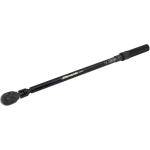Dynamic Tools 1/2in Drive Flex Head Torque Wrench, 30-250 Ft/lbs., 32 Teeth D086202