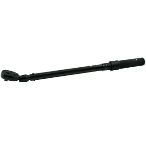 Dynamic Tools 3/8in Drive Flex Head Torque Wrench, 10-80 Ft/lbs., 32 Teeth D086201