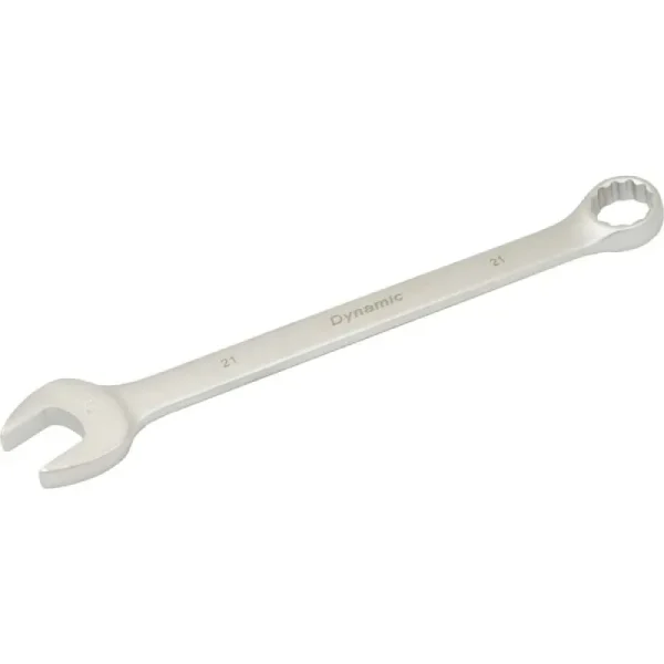 Dynamic Tools 21mm 12 Point Combination Wrench, Contractor Series, Satin Finish D074421