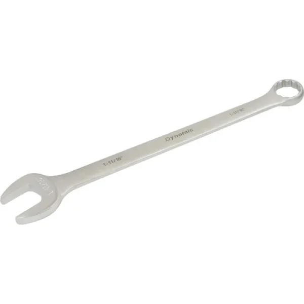 Dynamic Tools 1-11/16in 12 Point Combination Wrench, Contractor Series, Satin Finish D074352