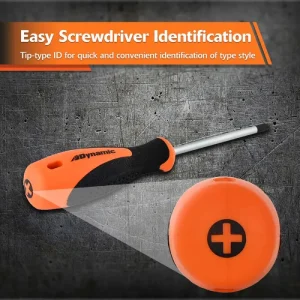 Dynamic Tools 8 Piece Assorted Screwdriver Set, Comfort Grip Handles D062510