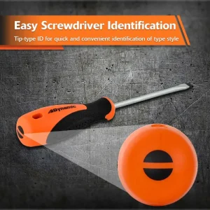 Dynamic Tools 8 Piece Assorted Screwdriver Set, Comfort Grip Handles D062510